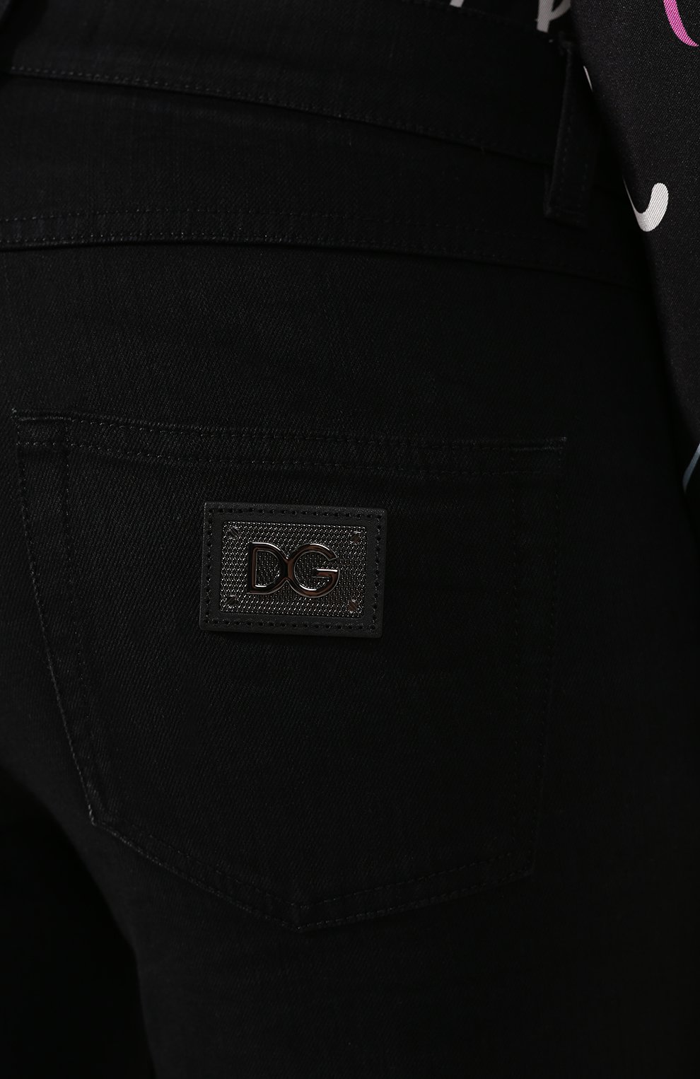 Джинсы DOLCE & GABBANA черного цвета по цене 74700 руб., арт. FTAH8D/G8AZ5, фото 5 Джинсы DOLCE & GABBANA, арт. FTAH8D/G8AZ5, фото 5
