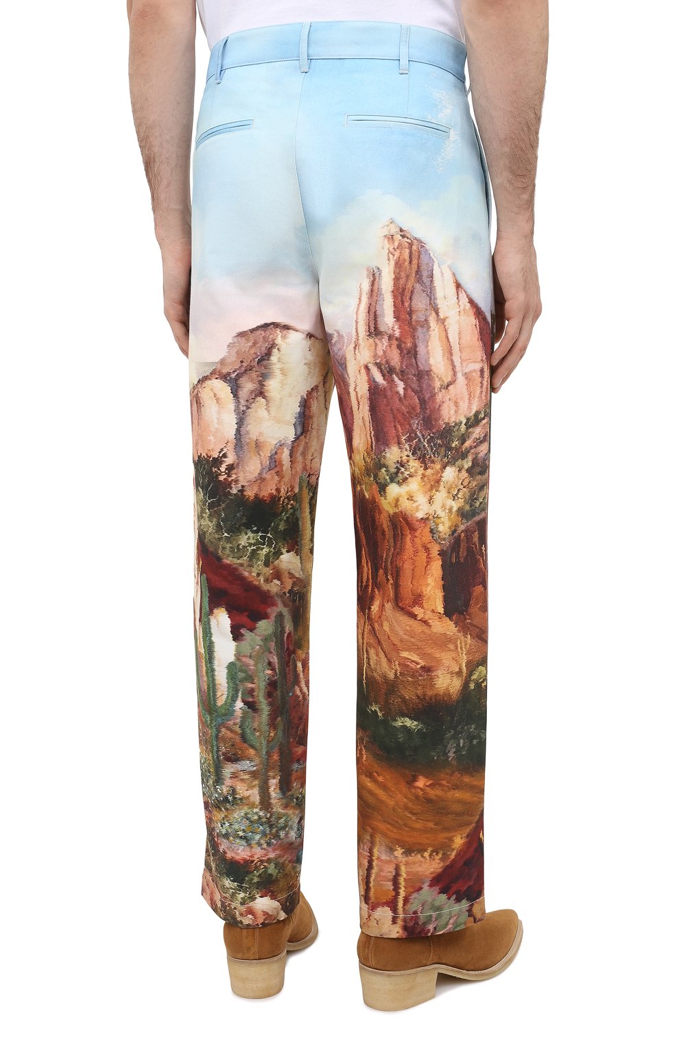 Хлопковые брюки PALM ANGELS, арт. PMCA081E20FAB0014084, фото 5