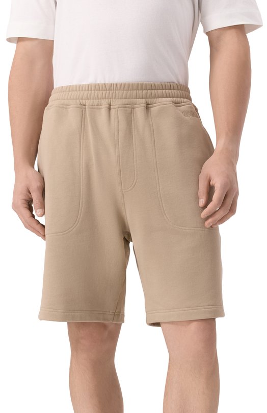 Хлопковые шорты Zegna N6N10/194 Бежевый  N6N10/194 Фото 3