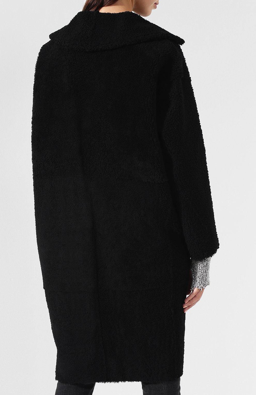 Двубортное пальто из овчины ANNE VEST, арт. AW18/01/203/01/C0ZE, фото 4