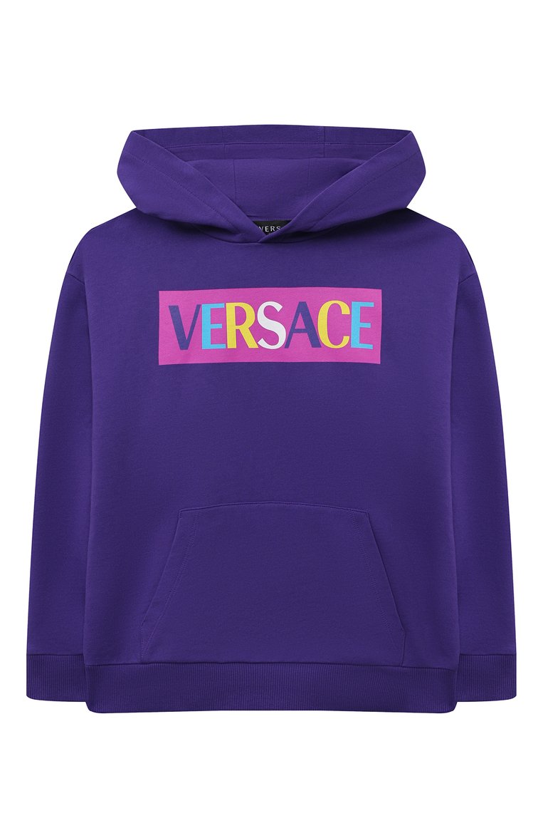 Хлопковое худи VERSACE, арт. 1007359/1A08373/4A-6A, фото 1