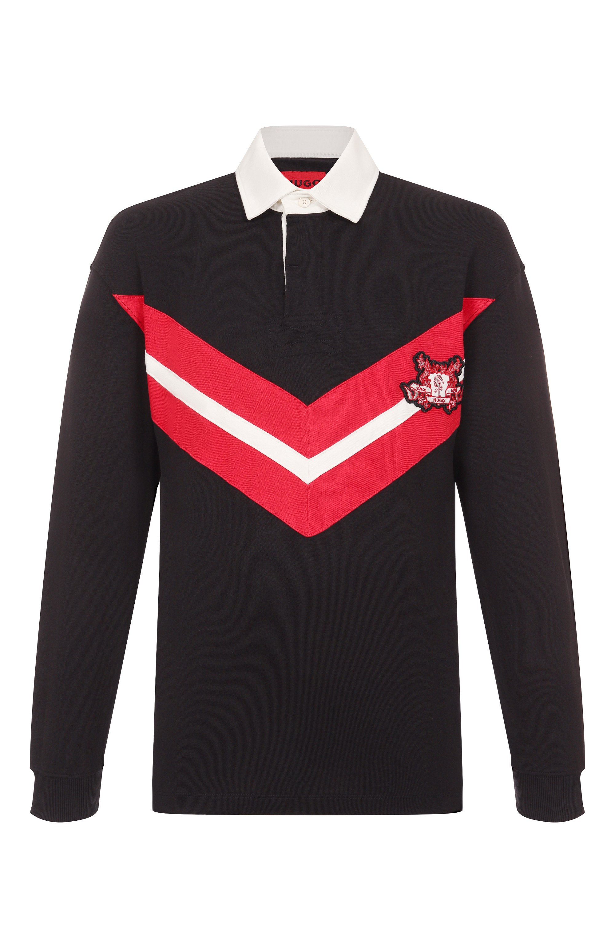 Хлопковое поло HUGO, арт. 50542958, фото 1