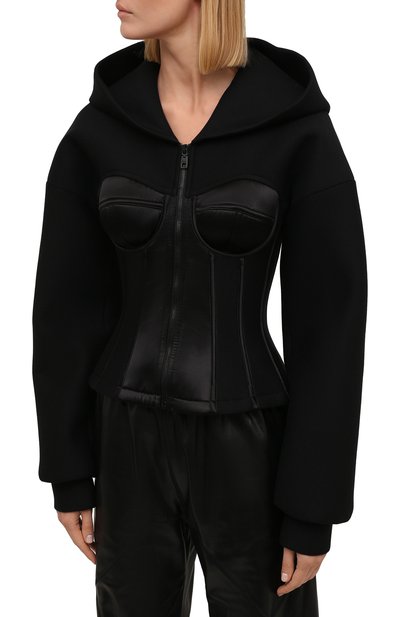Толстовка DOLCE & GABBANA черного цвета по цене 163500 руб., арт. F9J79T/G7BDZ, фото 3 Толстовка DOLCE & GABBANA, арт. F9J79T/G7BDZ, фото 3