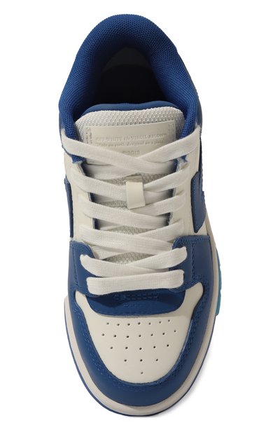 Кожаные кеды out of office OFF-WHITE, арт. 0BIA011S24LEA002/28-34, фото 4