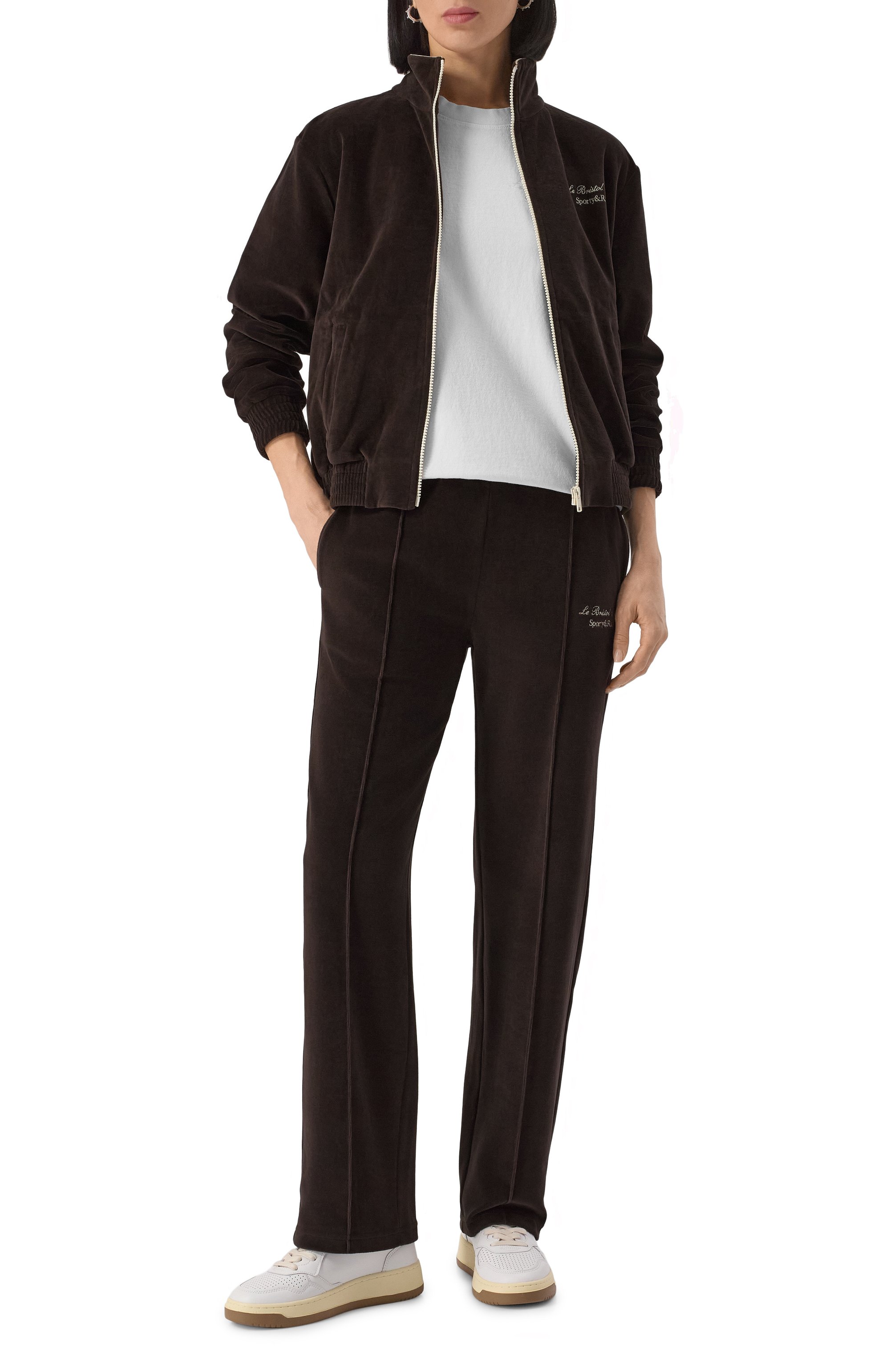 Хлопковые брюки sporty & rich x le bristol paris SPORTY AND RICH, арт. PA034517619BR03, фото 6