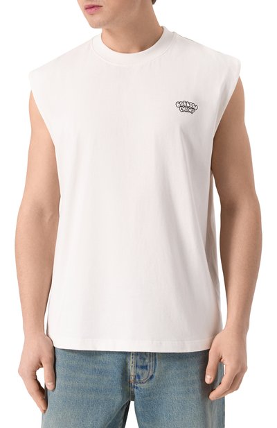 Хлопковая майка BARROW, арт. S5BWMATH160, фото 3