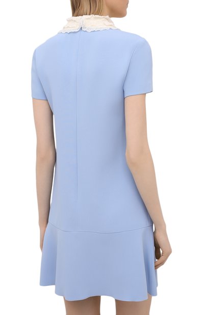 Платье REDVALENTINO голубого цвета по цене 76050 руб., арт. VR3VAX85/5MD, фото 4 Платье REDVALENTINO, арт. VR3VAX85/5MD, фото 4