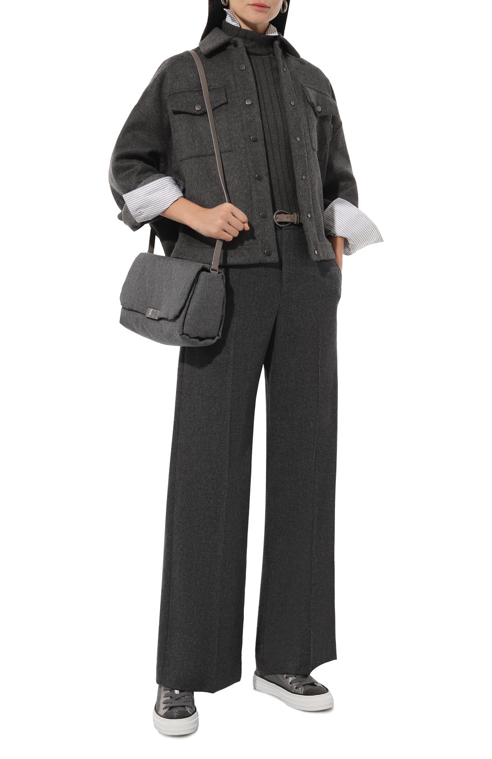 Шерстяная куртка BRUNELLO CUCINELLI темно-серого цвета по цене 453000 руб., арт. MD5657918, фото 2 Шерстяная куртка BRUNELLO CUCINELLI, арт. MD5657918, фото 2