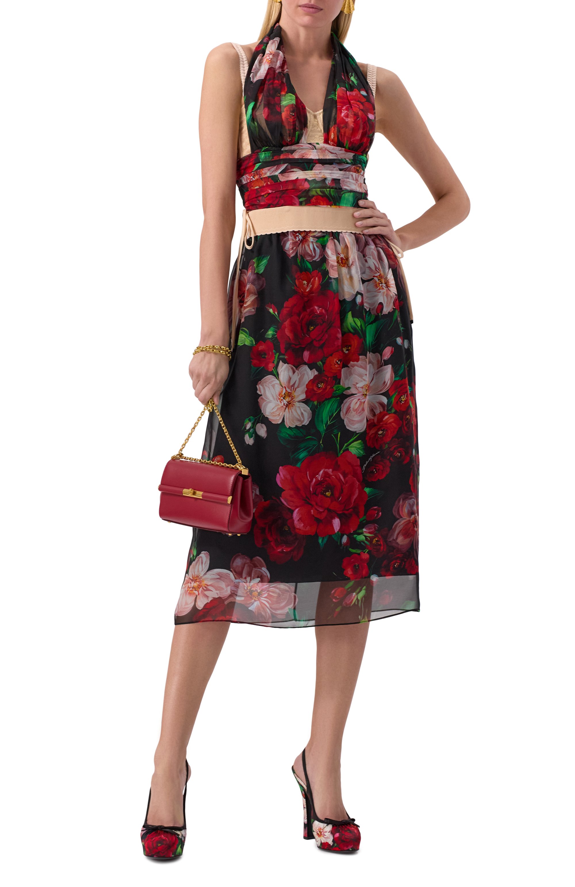 Шелковая юбка DOLCE & GABBANA, арт. F4CNIT/IS1Y6_SET, фото 2