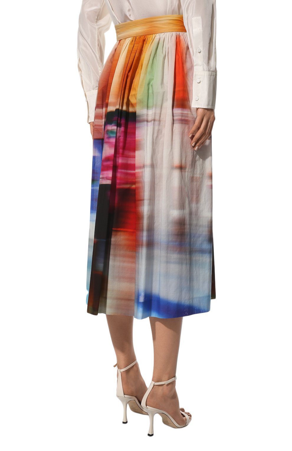 Хлопковая  юбка DRIES VAN NOTEN, арт. 221-010857-4341, фото 4