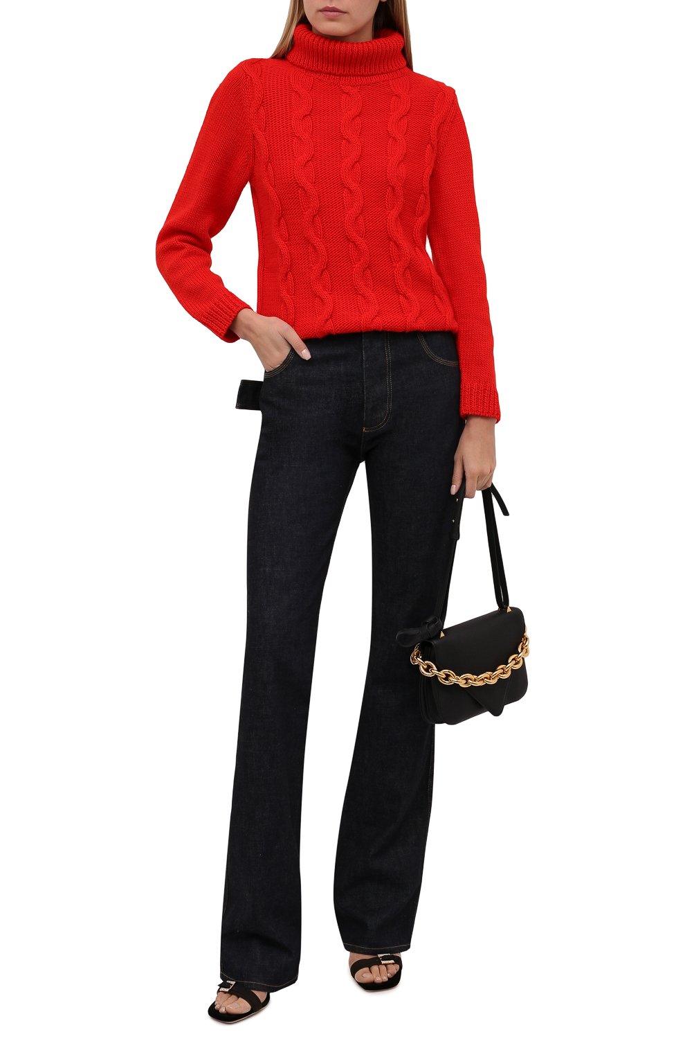 Шерстяной свитер VICTORIA BECKHAM, арт. 1521KJU002815A, фото 2