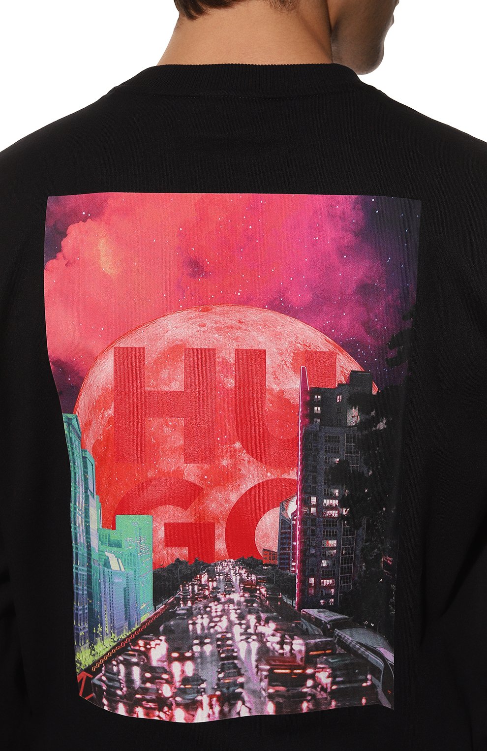 Хлопковый лонгслив HUGO, арт. 50486122, фото 5