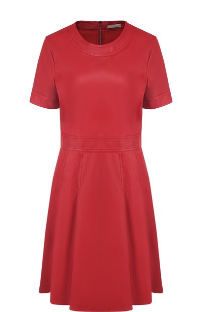 Кожаное мини-платье с круглым вырезом BOTTEGA VENETA, арт. 519949/VENV0, фото 1