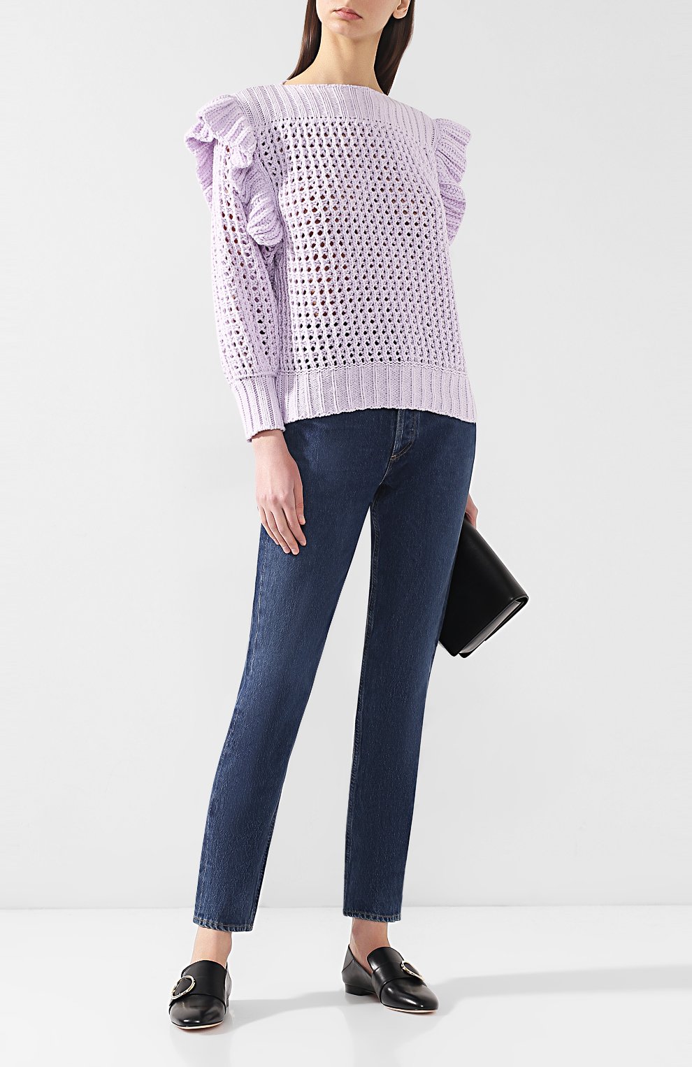 Хлопковый пуловер PHILOSOPHY DI LORENZO SERAFINI, арт. A0934/703, фото 2