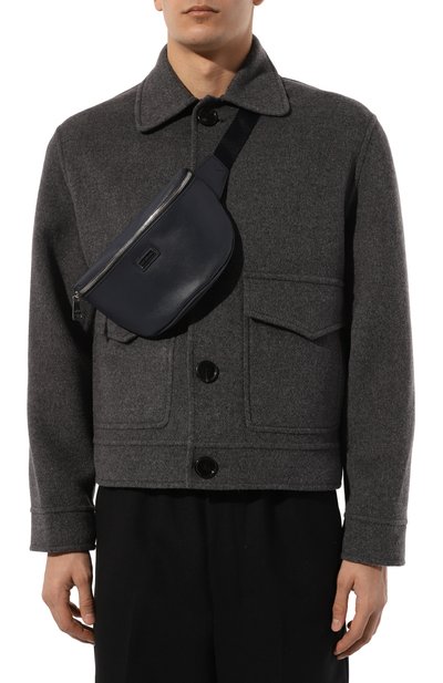 Кожаная поясная сумка PAUL&SHARK, арт. 24418106, фото 2