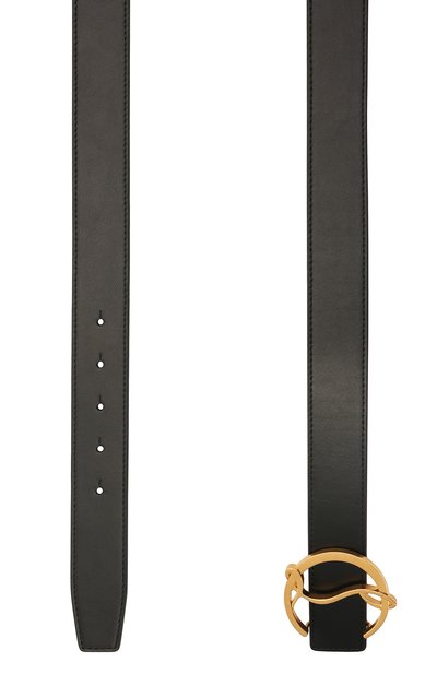 Кожаный ремень CHRISTIAN LOUBOUTIN, арт. 1205111/W CL L0G0 BELT 35, фото 2