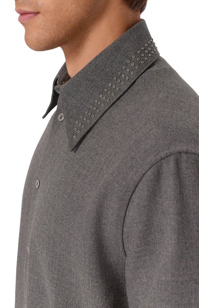 Шерстяная р убашка JIL SANDER, арт. J22DL0318-J41557, фото 5