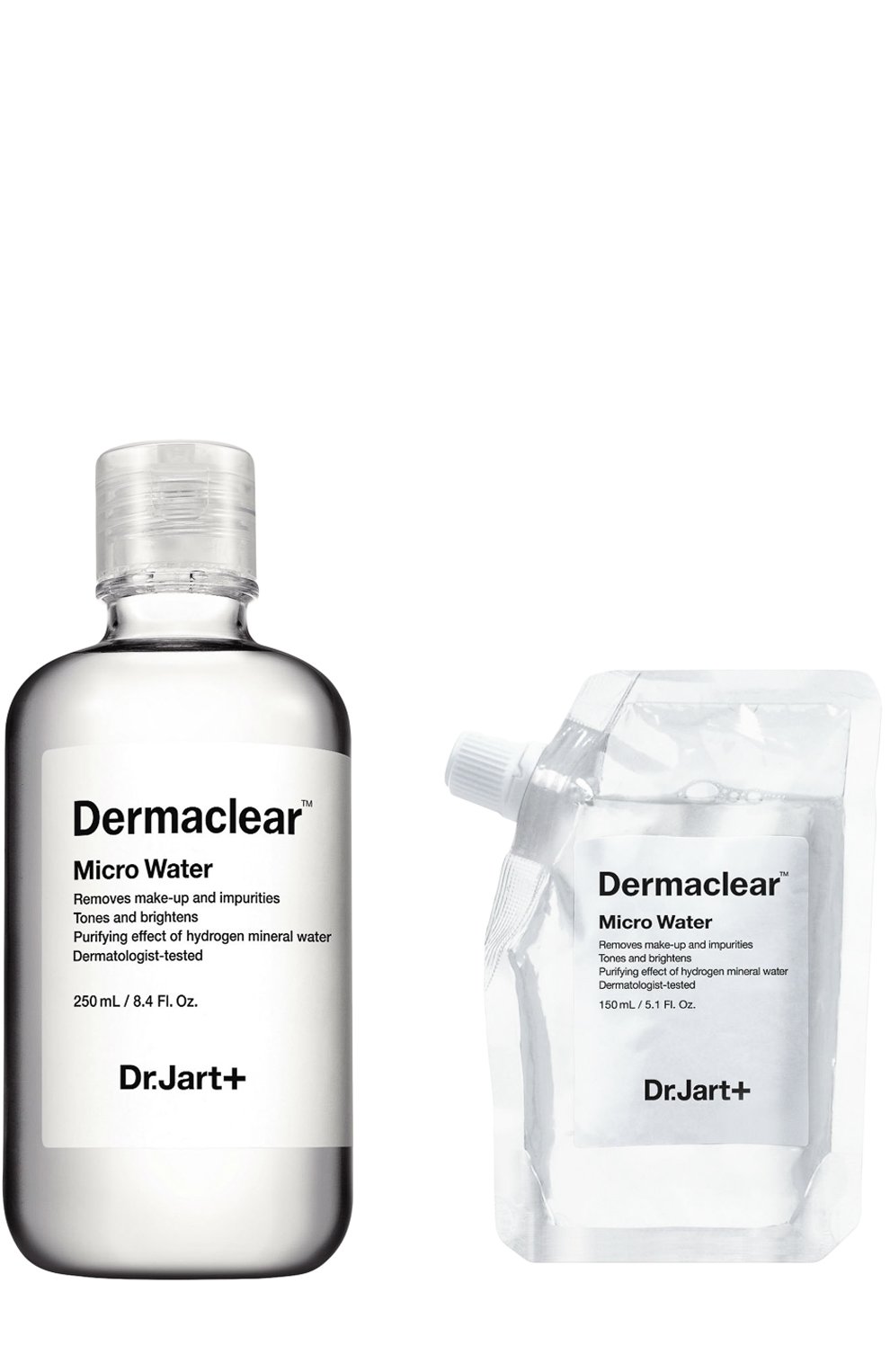 Набор: мицеллярная вода + запасной блок (250+150ml) DR.JART+ бесцветного цвета по цене 4130 руб., арт. 8809380645427, фото 1 Набор: мицеллярная вода + запасной блок (250+150ml) DR.JART+, арт. 8809380645427, фото 1