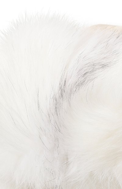 Шапка-ушанка с мехом песца YVES SALOMON, арт. 23WAA030XXFLRD, фото 4