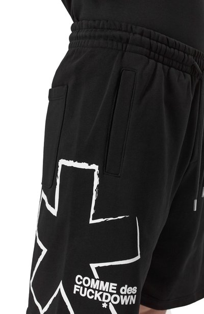 Хлопковые шорты COMME DES FUCKDOWN, арт. CFABM01507, фото 5
