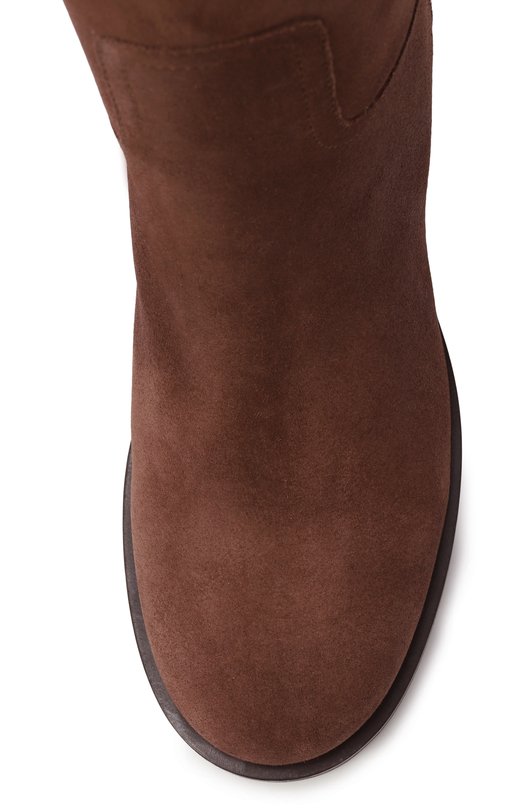 Замшевые ботильоны Brunello Cucinelli MZSFC3108 Коричневый  MZSFC3108 Фото 6