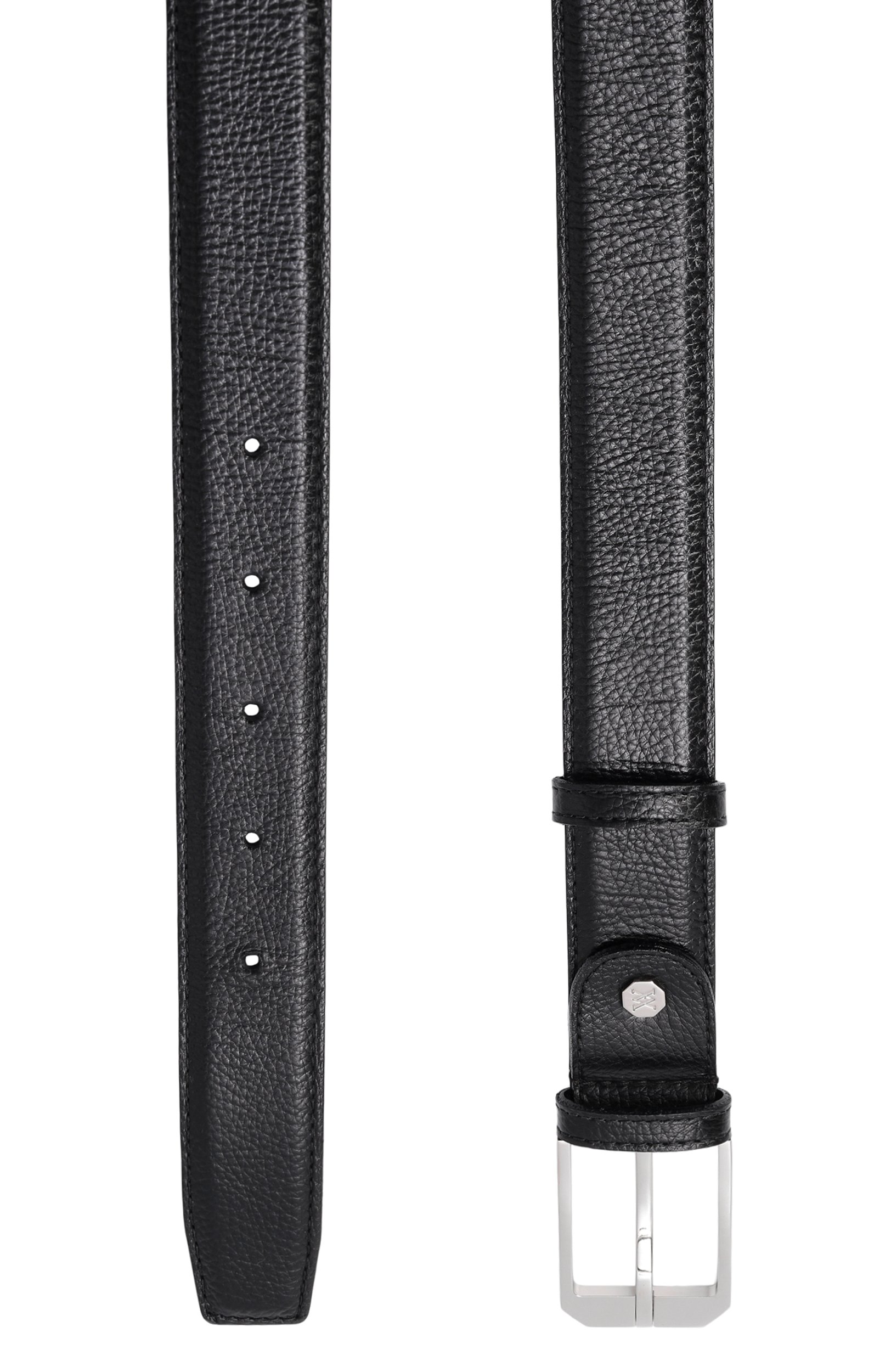 Кожаный ремень ARTIOLI черного цвета по цене 57900 руб., арт. BELTS/LAMA, фото 3 Кожаный ремень ARTIOLI, арт. BELTS/LAMA, фото 3