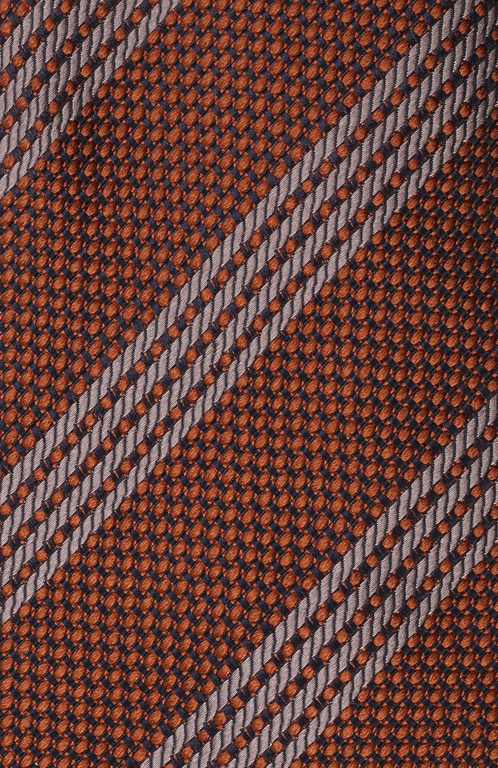 Шелковый галстук BRIONI коричневого цвета по цене 25350 руб., арт. 061D00/P1430, фото 4 Шелковый галстук BRIONI, арт. 061D00/P1430, фото 4