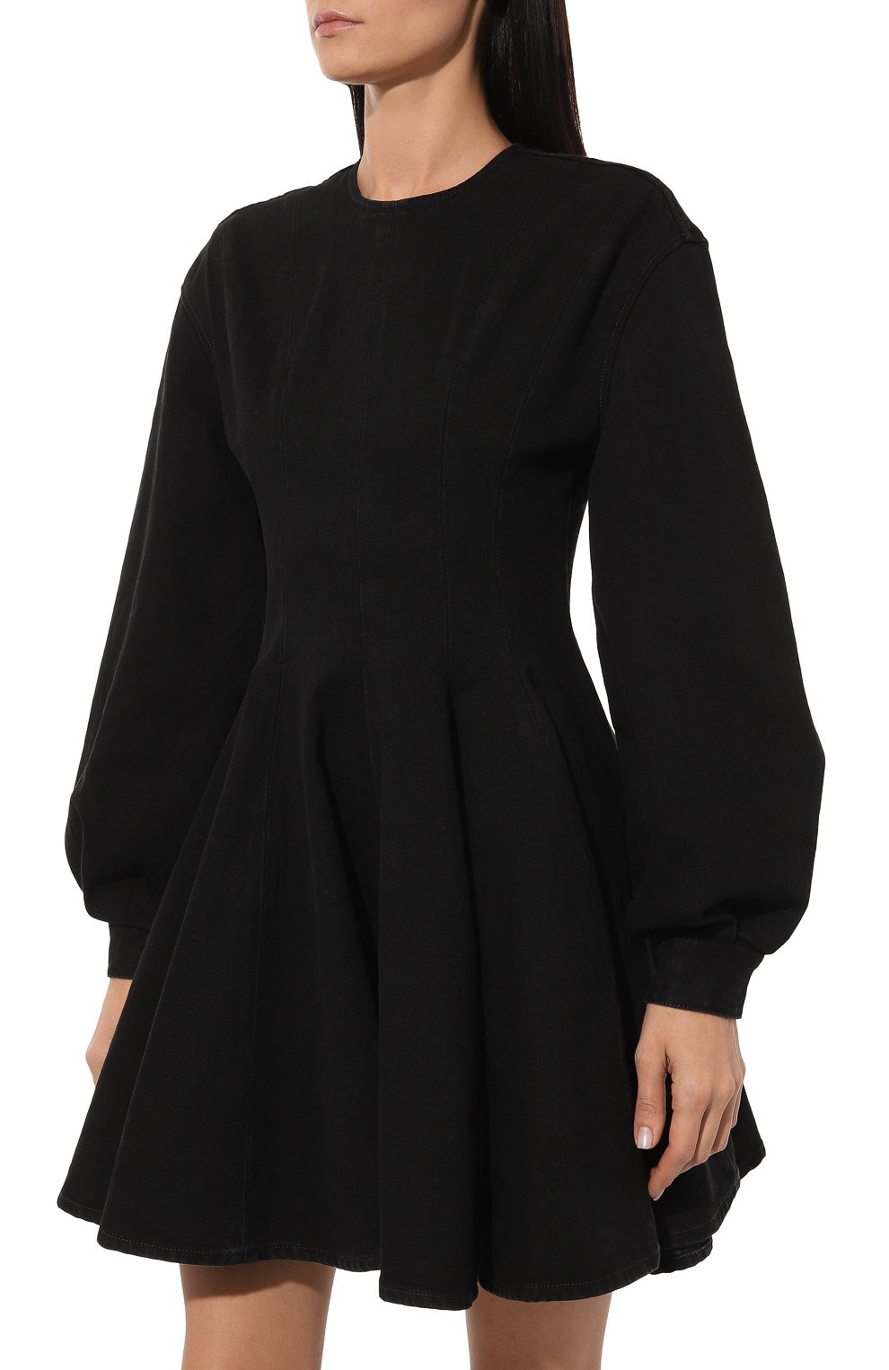 Хлопковое платье HAIKURE черного цвета по цене 35350 руб., арт. HEW08071DF109L0806, фото 3 Хлопковое платье HAIKURE, арт. HEW08071DF109L0806, фото 3