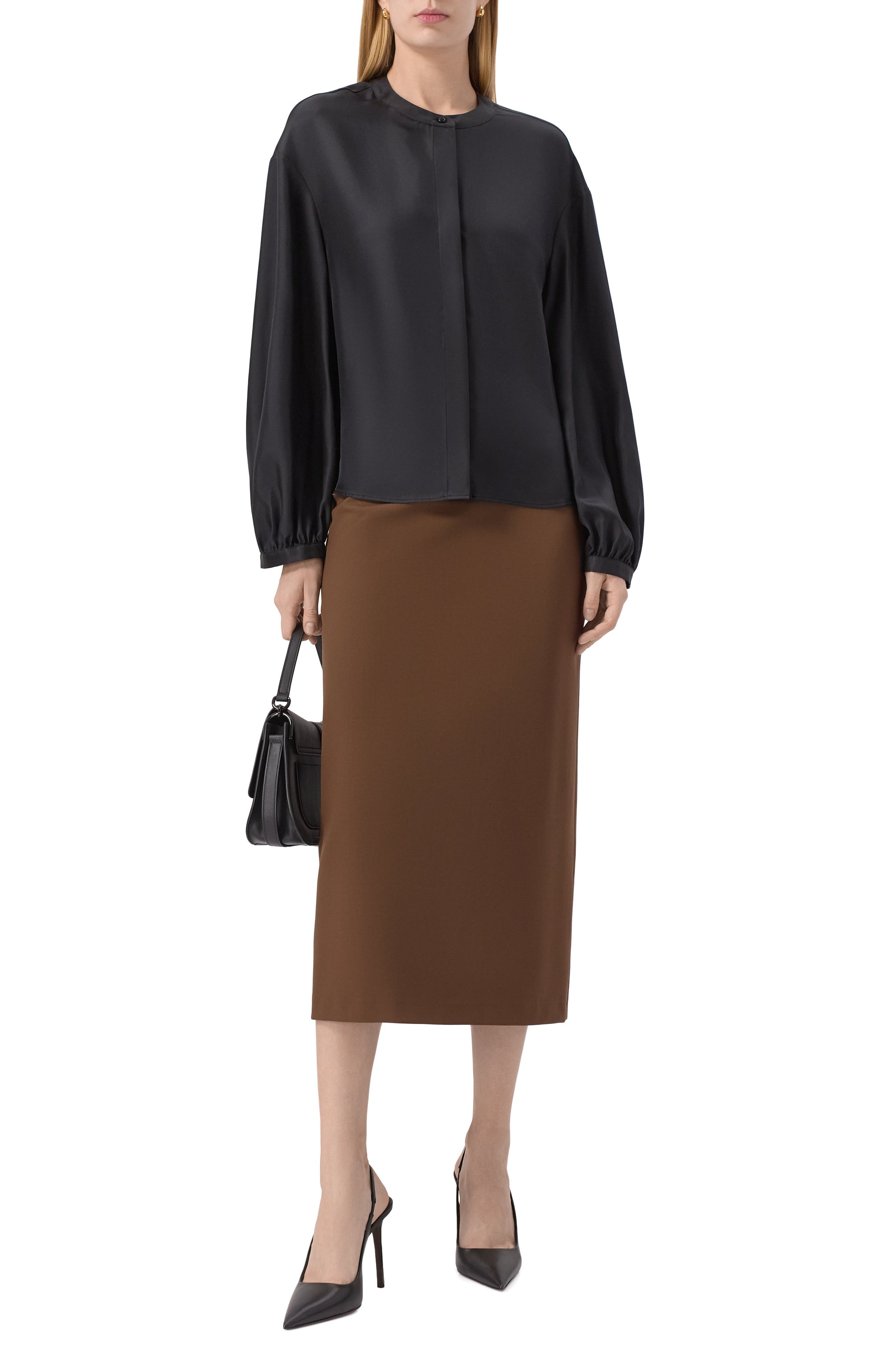 Атласная блузка LOULOU DE SAISON, арт. LEA, фото 2