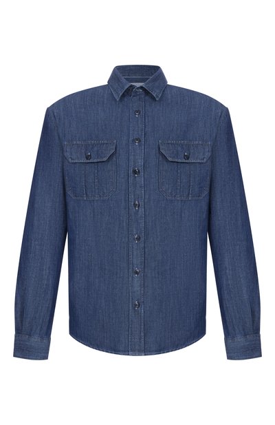Мужская джинсовая рубашка CANALI, арт. CSL2067/GJ03743
