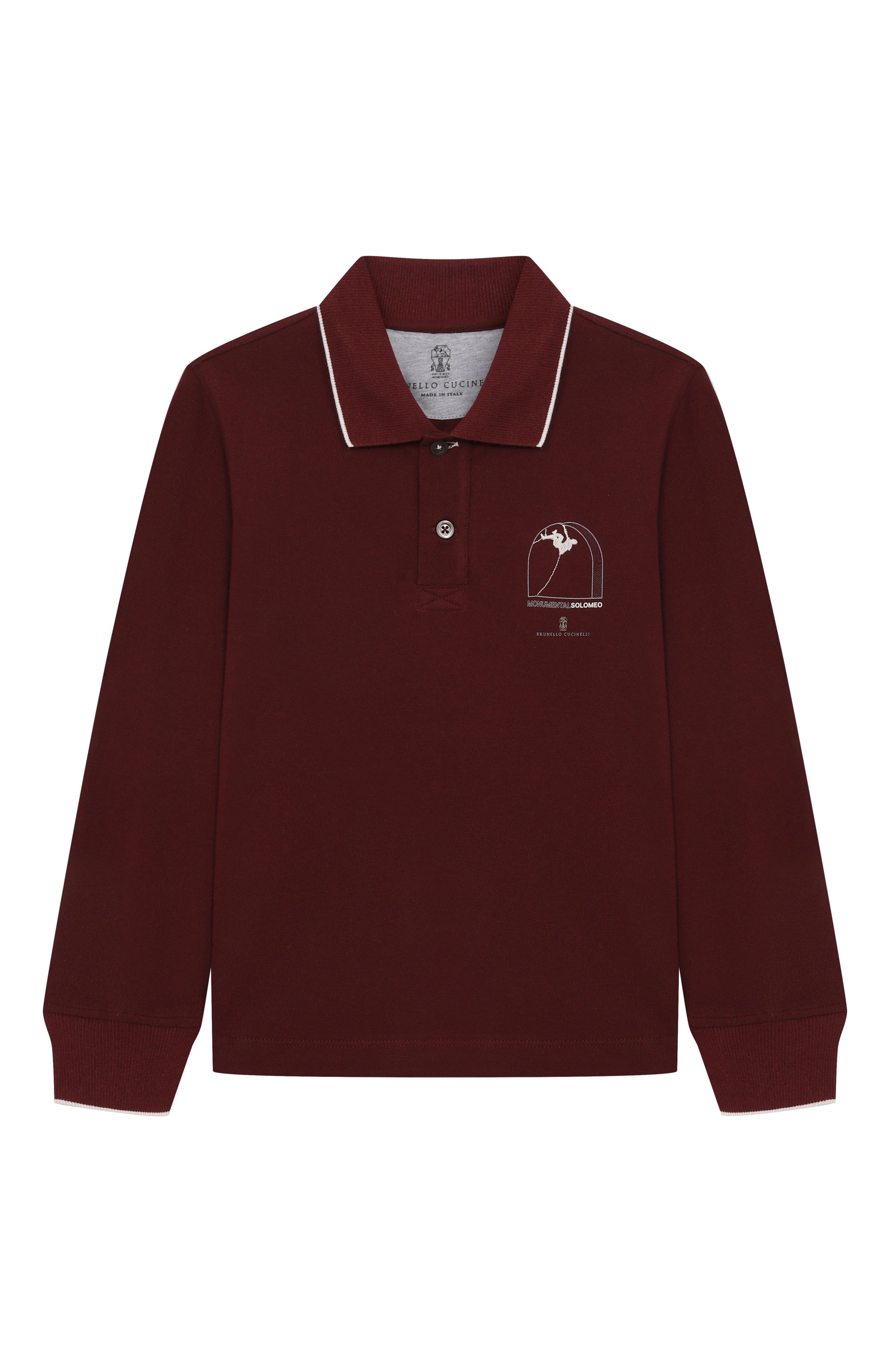 Хлопковое поло BRUNELLO CUCINELLI, арт. BE854T327A, фото 1