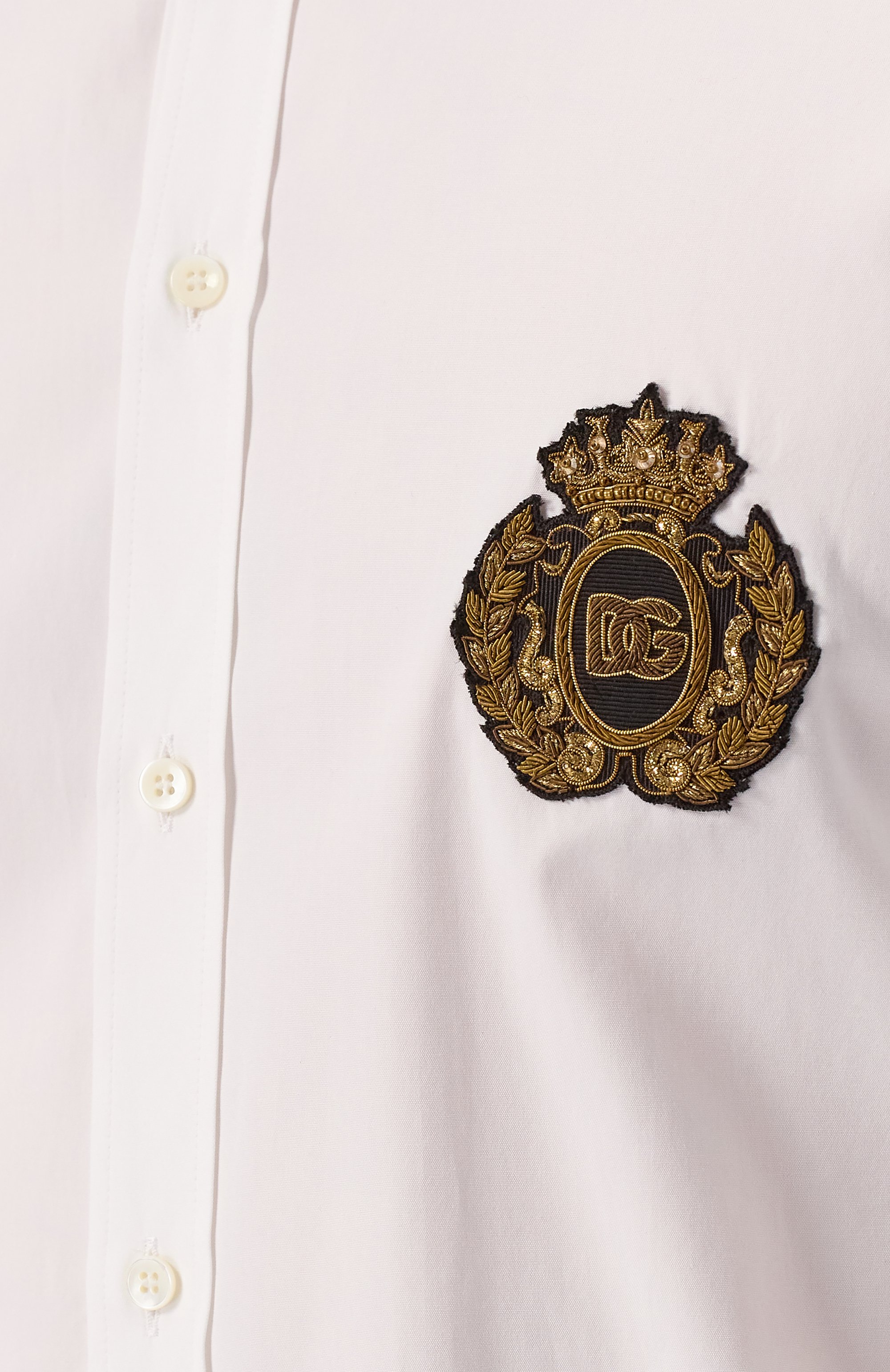 Хлопковая рубашка DOLCE & GABBANA, арт. G5NC5Z/FU5U8, фото 6