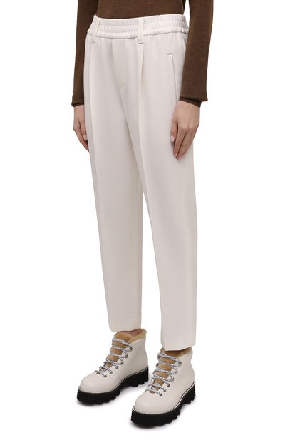 Брюки из шерсти и кашемира BRUNELLO CUCINELLI, арт. MB539P7915, фото 3