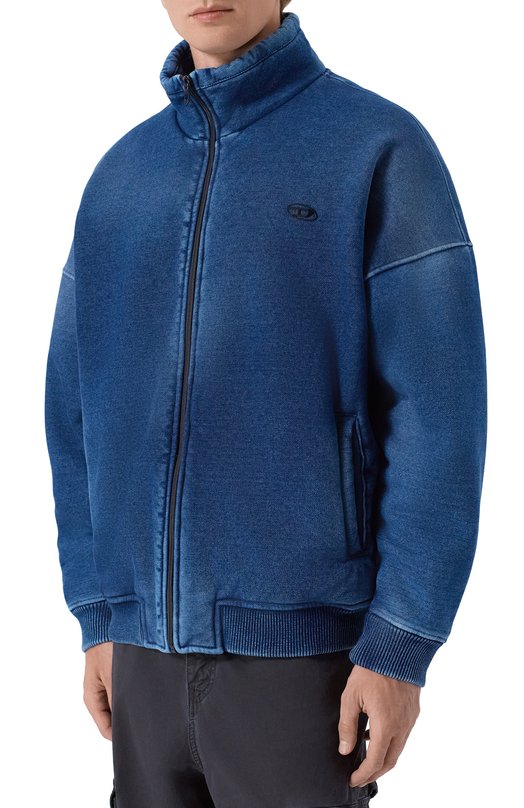 Бомбер Diesel A21684/0WFCU Синий  A21684/0WFCU Фото 3