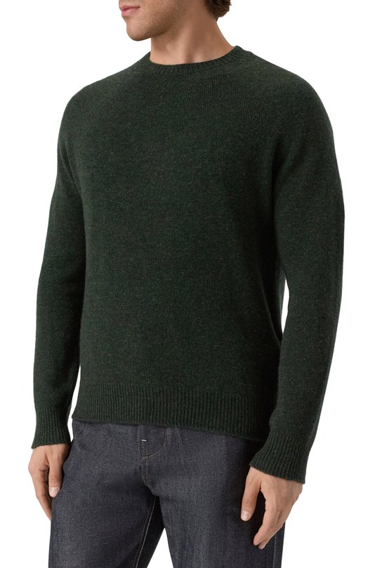Джемпер из шерсти и кашемира Jil Sander J22GP0133/J13264 Зелёный  J22GP0133/J13264 Фото 3