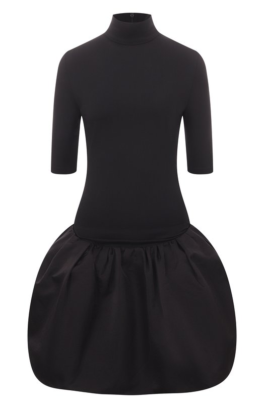 Платье из хлопка и шелка Magda Butrym 208925 Чёрный 208925