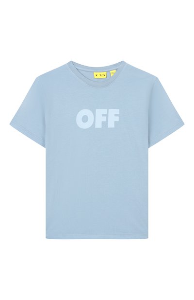 Хлопковая футболка OFF-WHITE, арт. 0GAA001S26JER009_001
