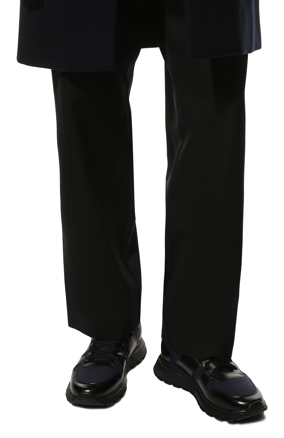 Комбинированн ые кроссовки PRADA, арт. 4E3463-3KYU-F0LZS-G000, фото 3