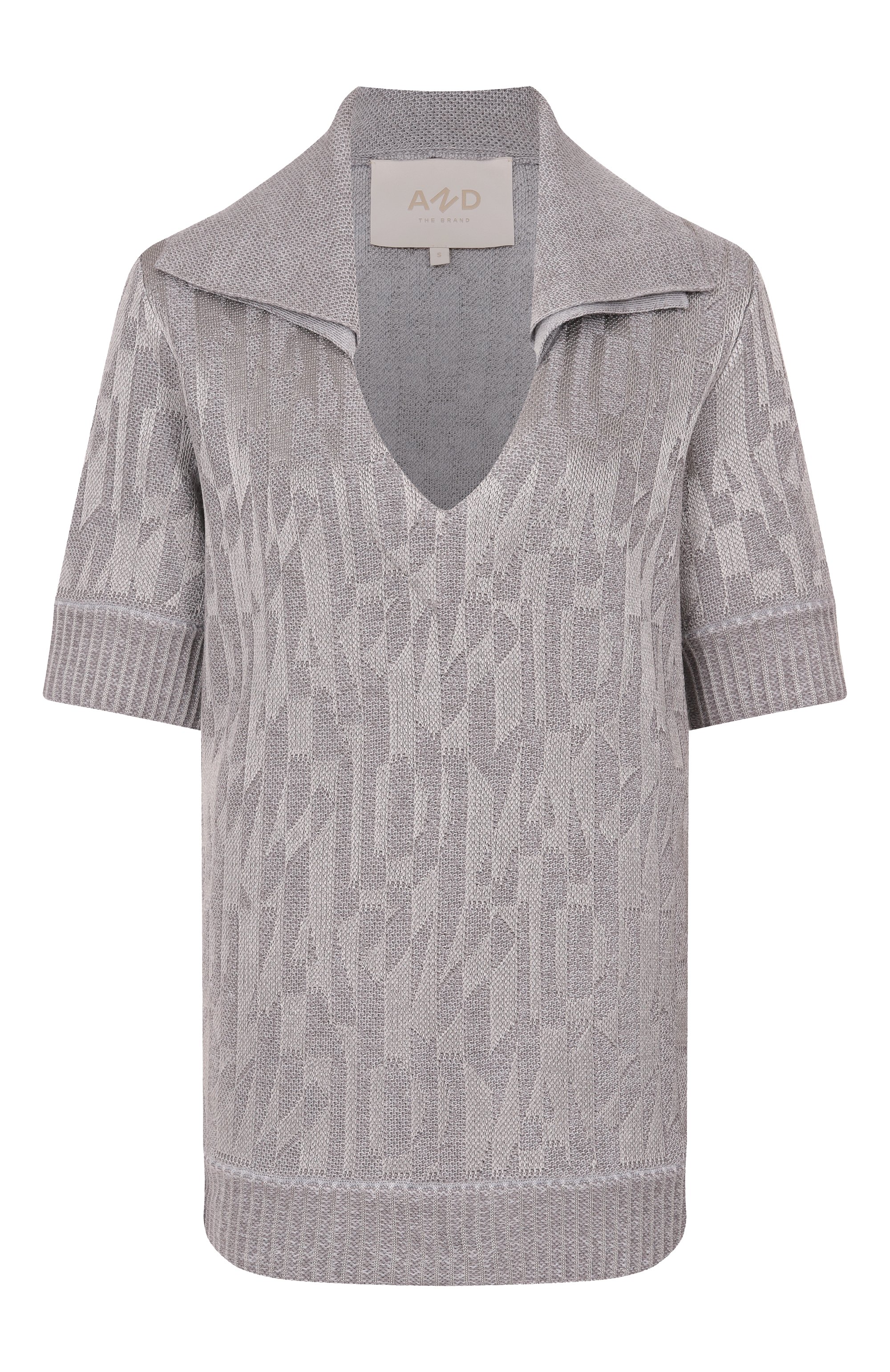 Поло из шерсти и вискозы AND THE BRAND, арт. W26-PL011-1202-901, фото 1