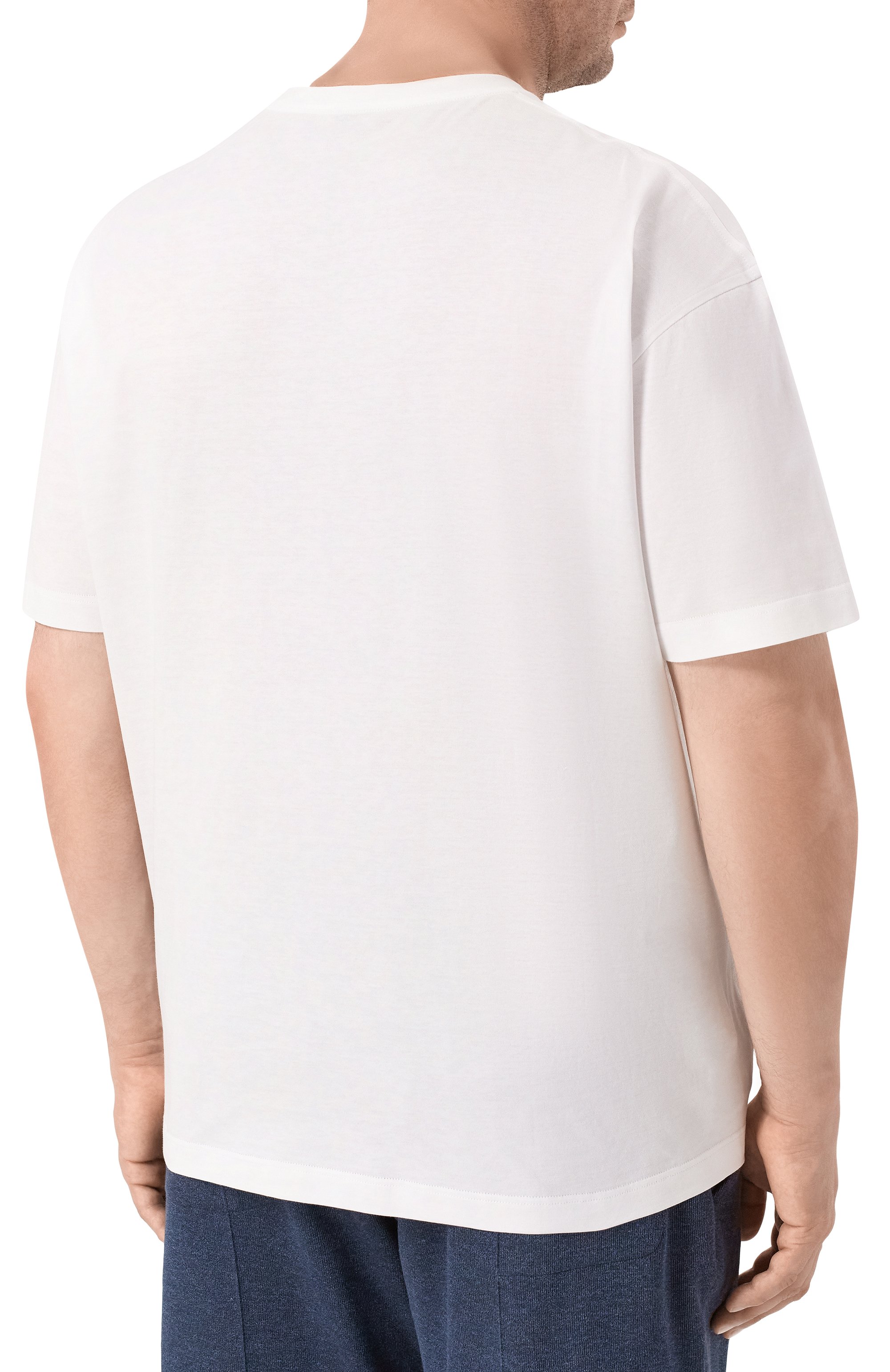 Хлопковая футболка ZILLI, арт. TSR03PM0100VZGI00_002, фото 4