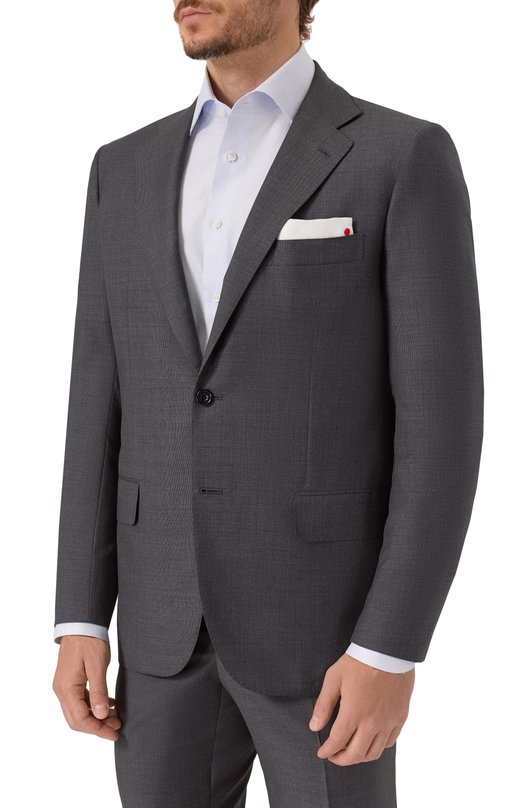 Шерстяной костюм Kiton UA81K0127023 Серый  UA81K0127023 Фото 2