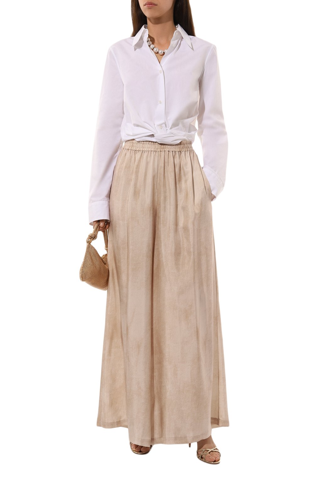 Шелковые брюки AKHMADULLINA, арт. 1225.3B715/S003, фото 2