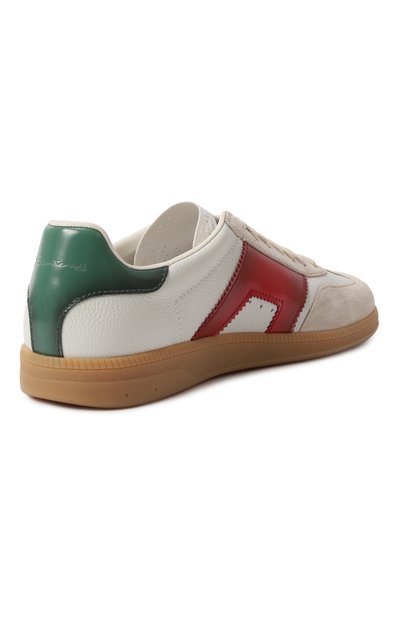 Кожаные кеды dbs oly SANTONI, арт. MBPG21965FARCN0C, фото 5