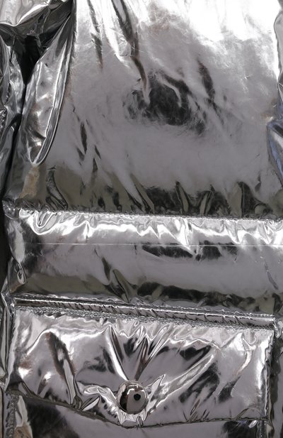 Пуховая куртка YVES SALOMON ENFANT серебряного цвета по цене 61550 руб., арт. 22WEM002XXM07W, фото 3 Пуховая куртка YVES SALOMON ENFANT, арт. 22WEM002XXM07W, фото 3