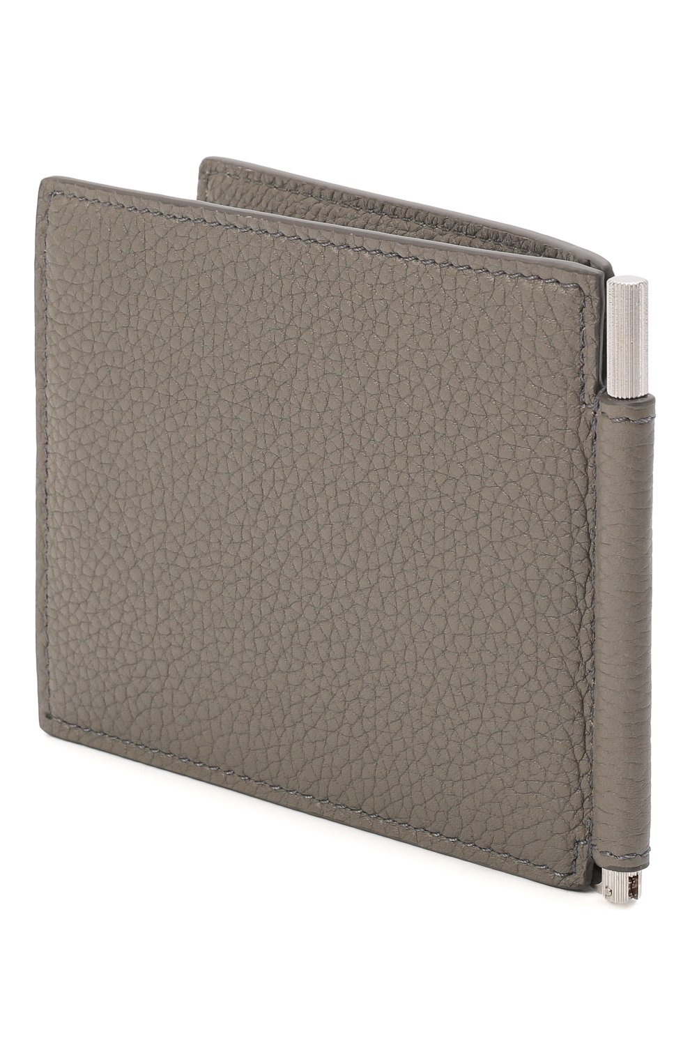 Кожаный зажим для купюр TOM FORD серого цвета по цене 56850 руб., арт. Y0231P-LCL158, фото 2 Кожаный зажим для купюр TOM FORD, арт. Y0231P-LCL158, фото 2