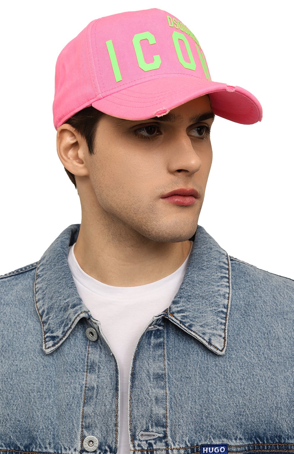 Хлопковая бейсболка icon DSQUARED2, арт. BCM0774, фото 2