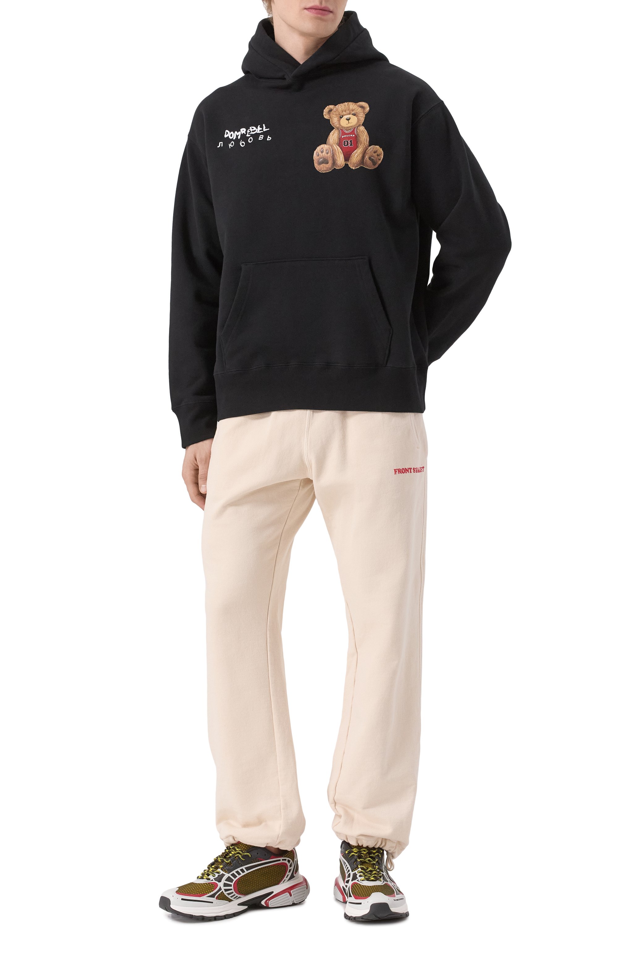 Хлопковое худи DOMREBEL, арт. M GAMEBEAR/PULL0VER H00DIE, фото 2