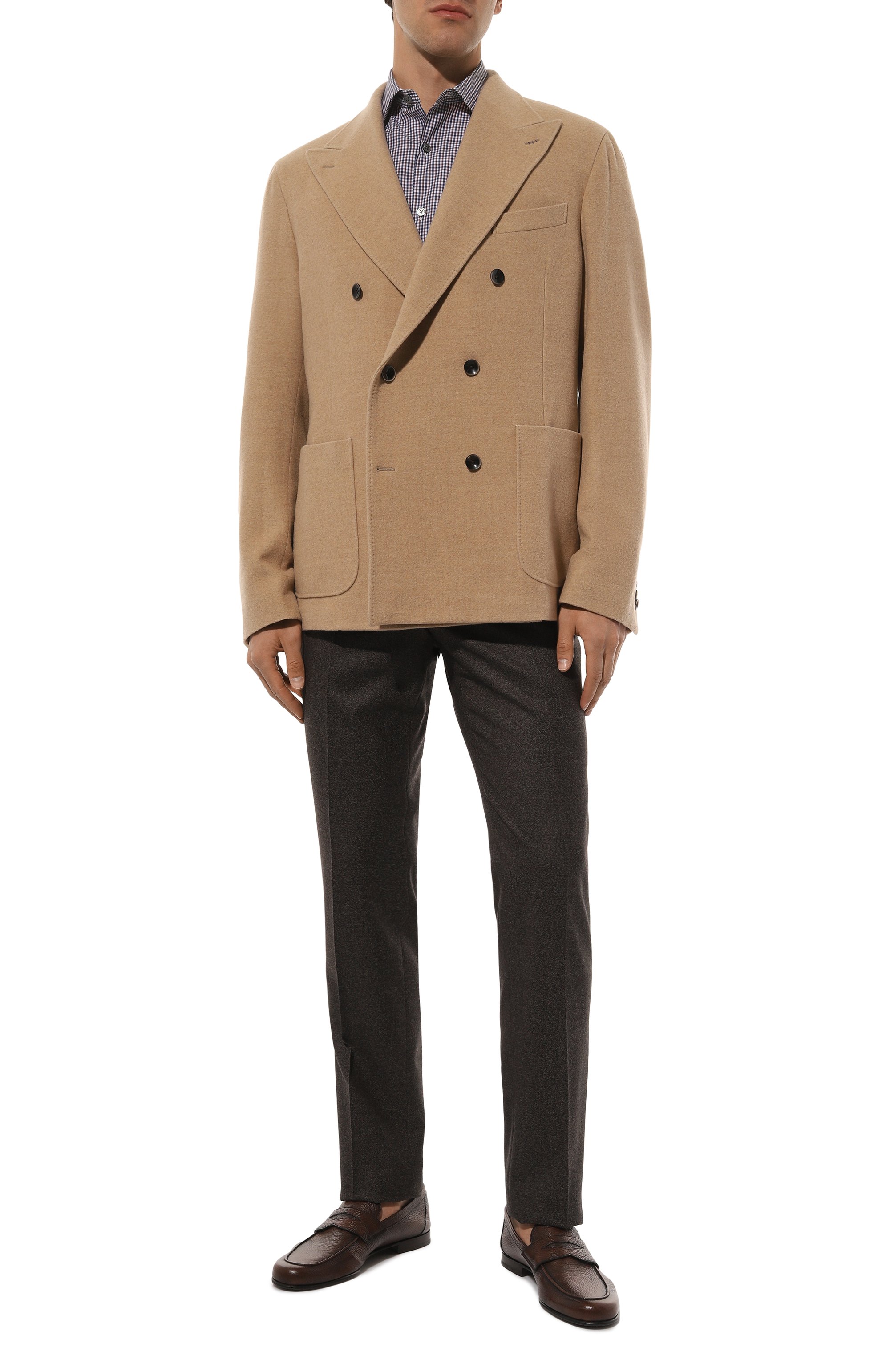 Хлопковая рубашка ZEGNA, арт. UDX02A7/SRF5, фото 2