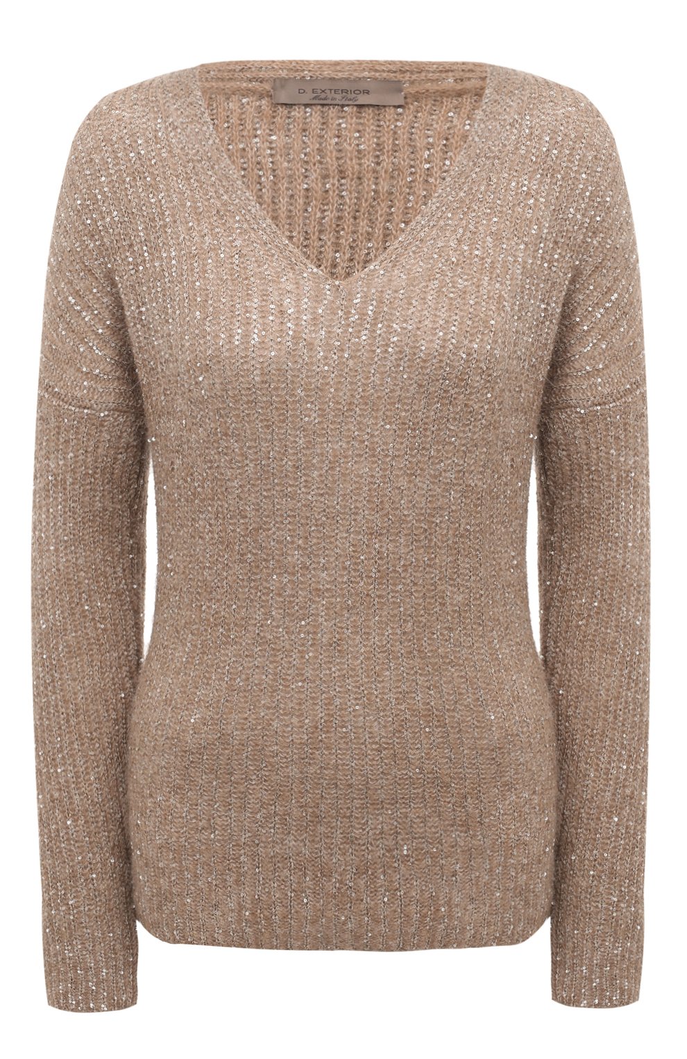 Пуловер D.EXTERIOR бежевого цвета по цене 39250 руб., арт. 59335, фото 1 Пуловер D.EXTERIOR, арт. 59335, фото 1
