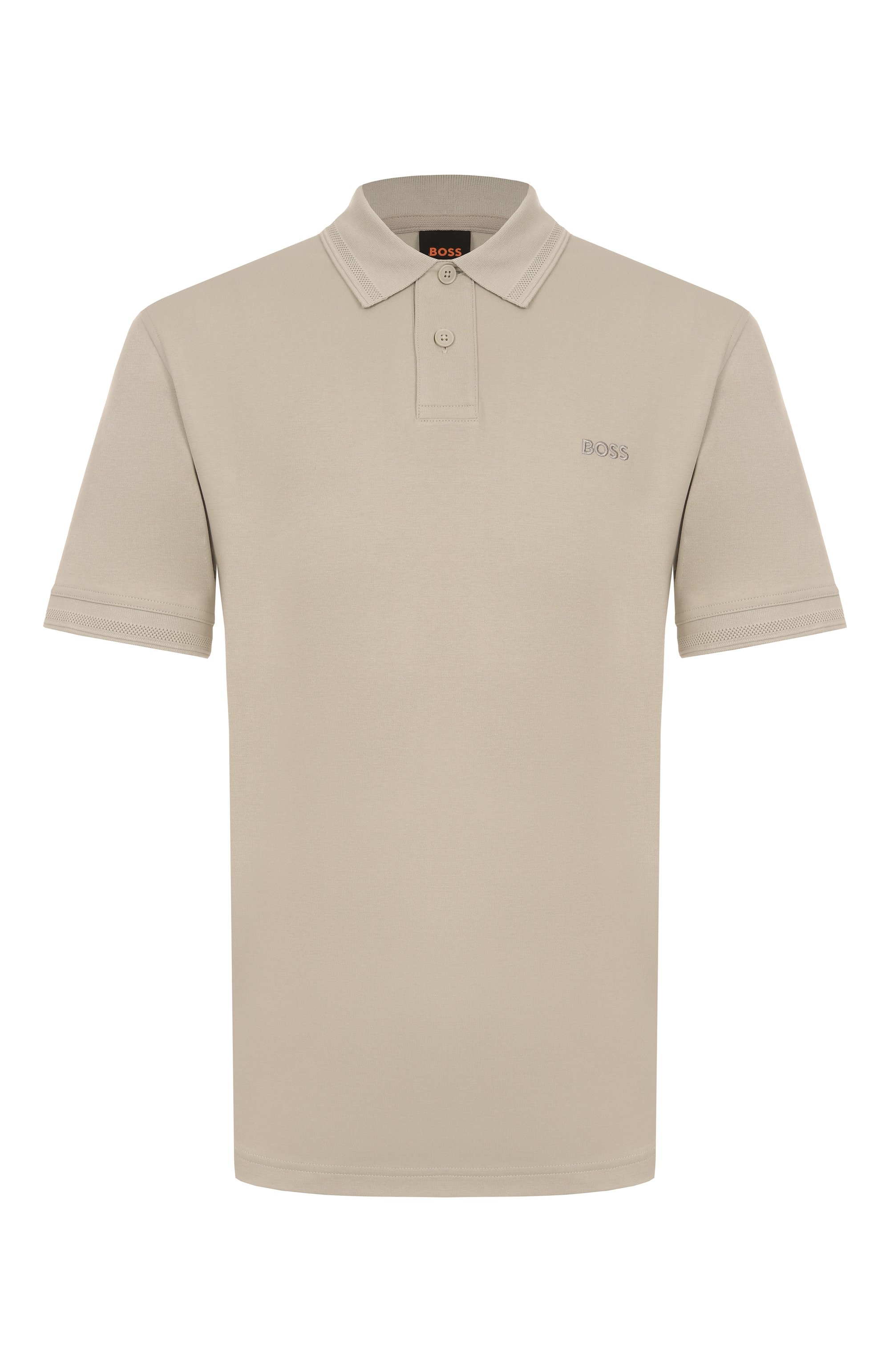 Хлопковое поло BOSS ORANGE, арт. 50520109, фото 1